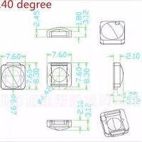 LED lens transparant 140 graden voor 5050 LED (RTU-7